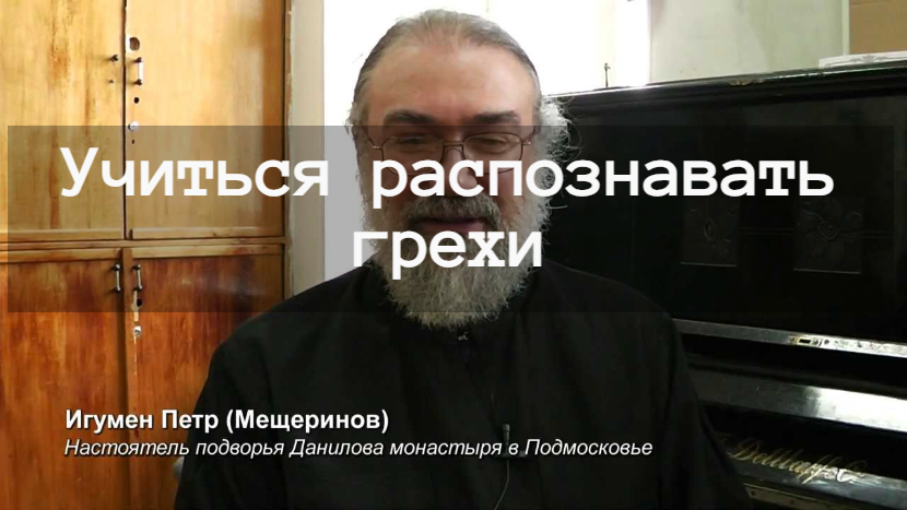 Учиться распознавать грехи. Священник Пётр Мещеринов