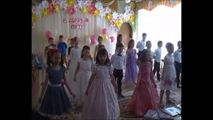 Выход на выпускной в детском саду