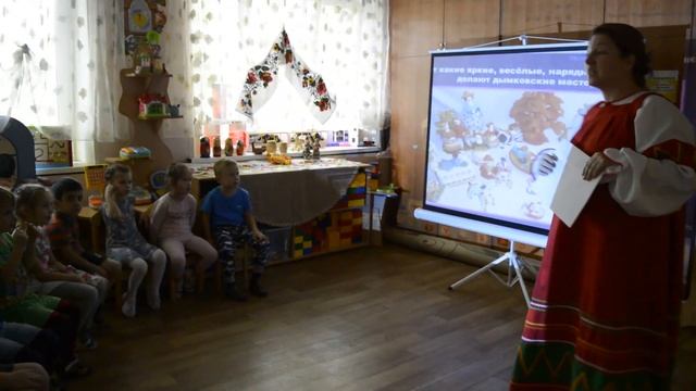 Роспись дымковской игрушки смотреть онлайн