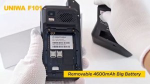 UNIWA F101 IP65 Real PTT Android 4G Celular PoC Smartphone Walkie Talkie with SIM Card