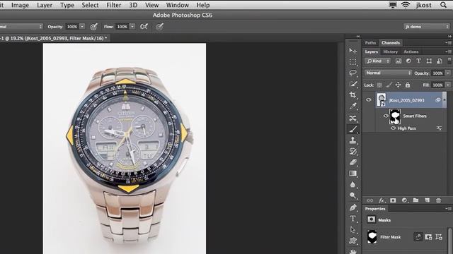 Applying Different Masks for Every Smart Filter in Photoshop смотреть онлайн