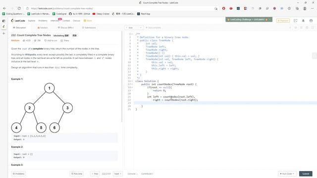 LeetCode 222 | Count Complete Tree Nodes | Recursion | Java смотреть онлайн