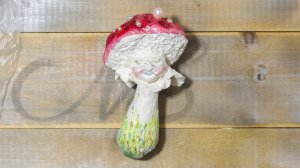 Делаем ватную игрушку "Мухомор". Пошаговый мастер-класс. Часть 1/2