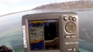 работа эхолота Lowrance Elite-5x HDI