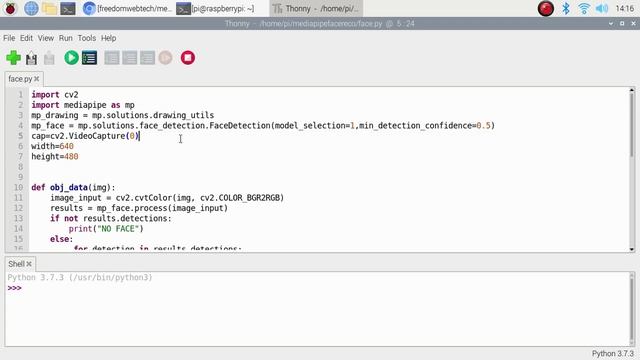 Deep Face Detection with MediaPipe in Python | computer vision | raspberry pi face recognition