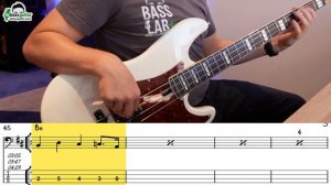 Money by Pink Floyd Bass Cover (with Bass Tabs)