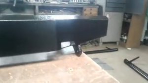 Задний силовой бампер на Ниву