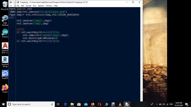 How to save your processed/edited image using OpenCV and python? | OpenCV #5