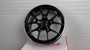 Диски Wheelegend ULF09 17 7.5J вес 7,8kg Black Machined Lip