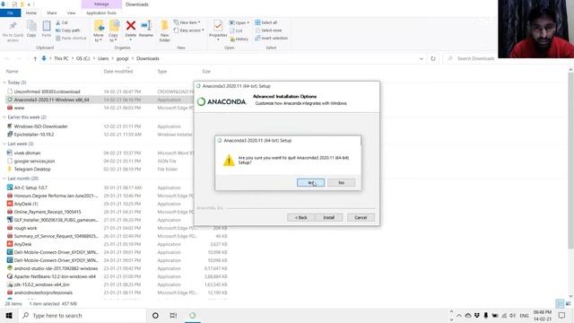 #1 Tutorial | Download Anaconda Python - Spyder In Pc  | Spyder Program | install Anaconda In Hindi