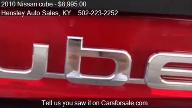 2010 Nissan cube 1.8 4dr Wagon for sale in Frankfort, KY 406 смотреть онлайн