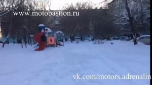 Тест  драйв снегохода ICE DEER IDC 170