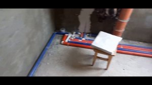 Тёплый пол газовым монтажным пистолетом.