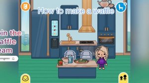 How to make a Waffle? ||Toca Waffle||