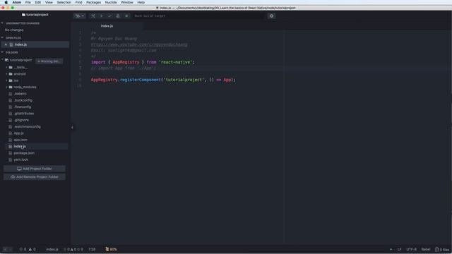 Lession 03 Learn the basics of React Native