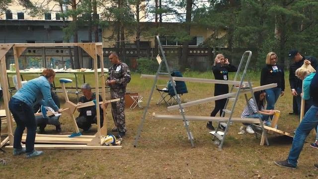 Тимбилдинг Машина Голдберга для компании Телесеть