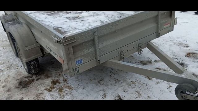 Двух-осный прицеп "Спутник". Мой обзор смотреть онлайн