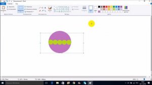 Как нарисовать зонтик в Paint_How to draw an umbrella in Paint