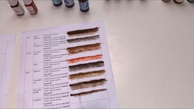 Минеральные пигменты, разбор смотреть онлайн