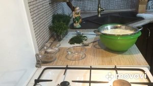 Влейте уксус в молоко! Всего два ингредиента!Сыр ? Домашний с зеленью !