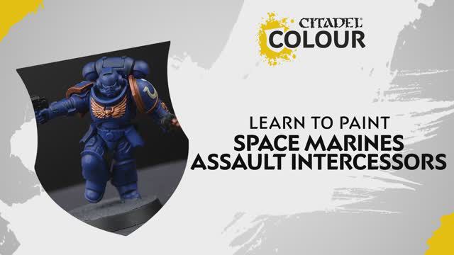 Warhammer 40000 - How to Paint - Space Marines Assault Intercessors _ Beginner _ Warhammer 40,000