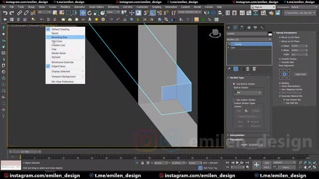 06 плинтус в интерьере реалистичный дизайн 3ds max 2020 смотреть онлайн