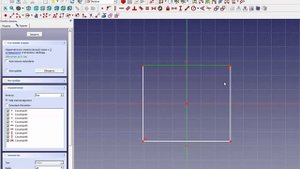 FreeCad Скругляем квадрат