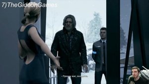 "Реакции Летсплейщиков" на Хлою из главного меню в игре  Detroit: Become Human