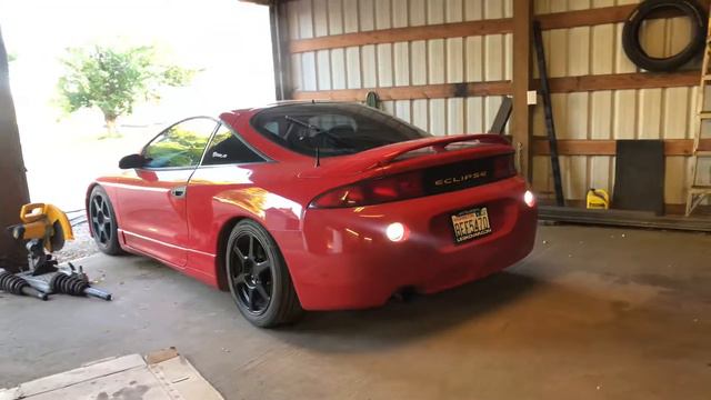 DSM- 1995 Mitsubishi Eclipse GS-T Loud Straight Pipe!