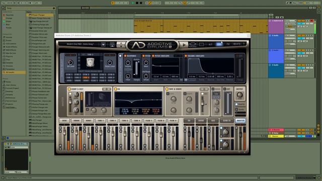 ADDICTIVE DRUMS 2. Микшер