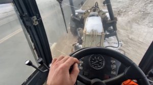 Что может Урал? Получил новый Автогрейдер?