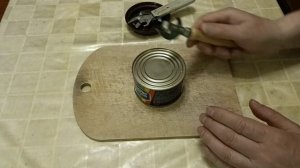 Консервный нож, левая и правая фаска. Или как я неправильно открывал консервы :).