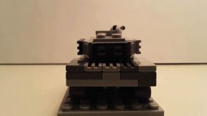 мини танк м1а2 Амбрамс из Лего