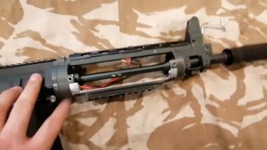Антуражим под S. T. A. L. K. E. R. страйкбольный привод LR300_подствольник.