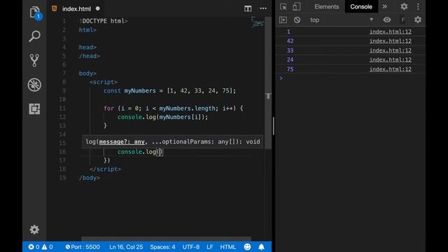 JavaScript forEach Loop Tutorial with Example