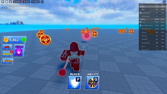 BLADE BALL DEVS HACK INTO MY TOURNAMENT!! (Roblox Blade Ball) смотреть онлайн