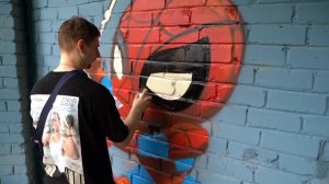 Граффити школа. Как проходит урок по граффити? Рисуют шрифты и персонажей.