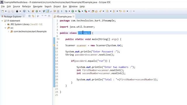 If Statement in Java