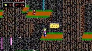 Commander Keen 4 - The Secret of the Oracle playthrough: Level 2 - The Perilous Pit