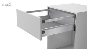 Механизм Push to Open c демпфером Silent System для ящиков Hettich Arcitech