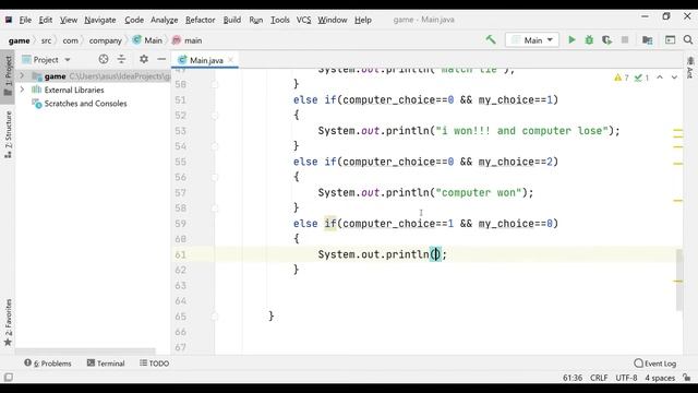 Create Rock Paper Scissors in Java | हिंदी | Beginner Java Coding Tutorial |