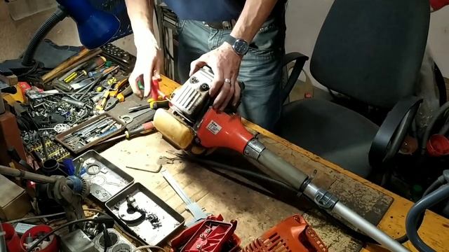 Ремонт бензокосы "Oleo Mac Sparta 37"