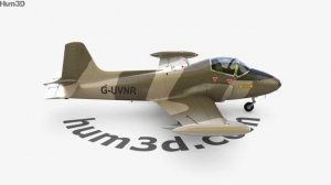 BAC 167 Strikemaster 3D model by Hum3D.com