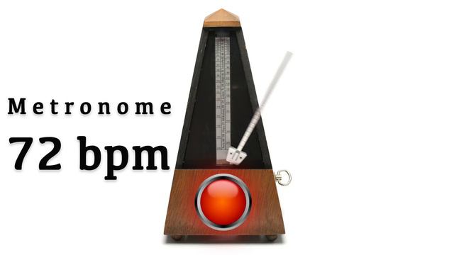 Metronome 72 bpm 🎼 смотреть онлайн