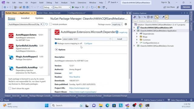 Clean Architecture | CQRS | Mediator | Project structure | Setup