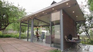 Раздвижное остекление летней веранды террасы беседки АЛТЕР ПРЕМИУМ. Не безрамное, а лучше!