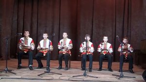 Ансамбль ложкарей Добры молодцы поселок Поныри Курской области  Русская народная