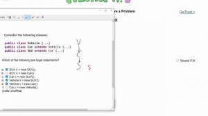 Java Practice It | Self-Check 9.10: inheritanceVariableSyntax | classes, inheritance, syntax