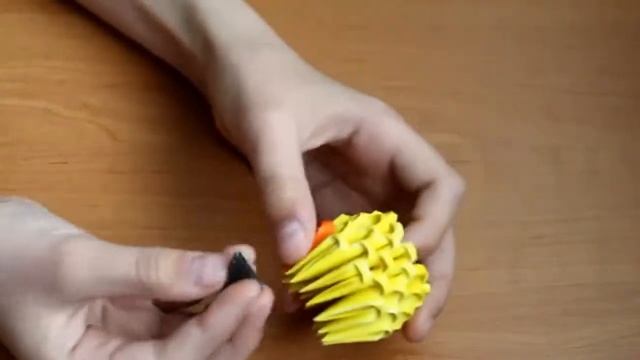 Уроки 3D Оригами1 Цыпленок