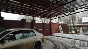 Односкатный навес во дворе 1635 обзор